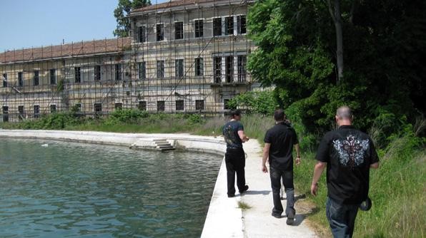 Poveglia Island in Venetian Lagoon, Italy